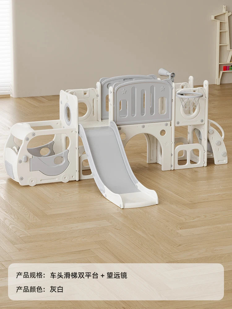 🎠 Children’s Slide & Swing Set – Front Slide Design | Indoor/Outdoor Plastic Playset for Boys & Girls