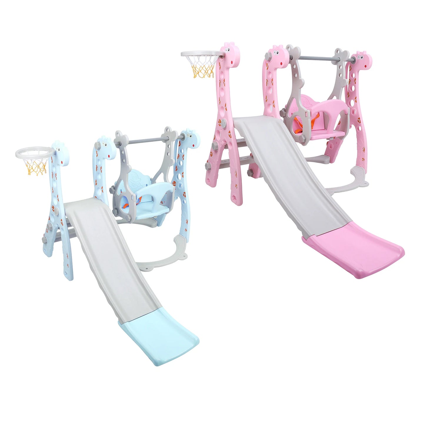 🎪 3-in-1 Toddler Slide & Climber Set with Swing and Basketball Hoop – Indoor/Outdoor Kids Playset by BREYLEE