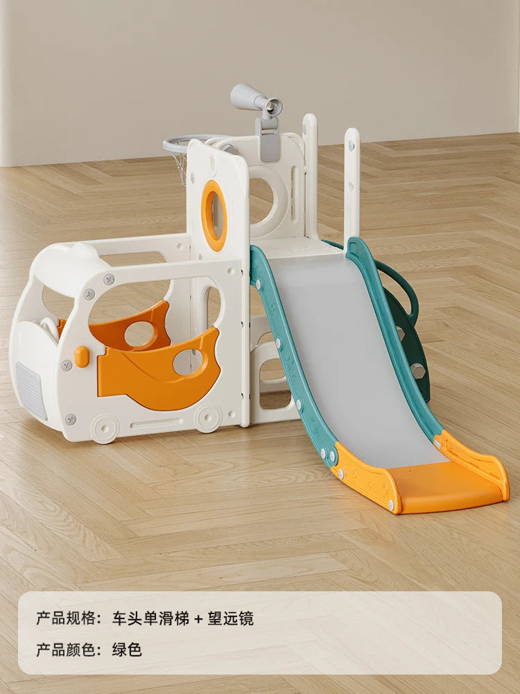 🎠 Children’s Slide & Swing Set – Front Slide Design | Indoor/Outdoor Plastic Playset for Boys & Girls