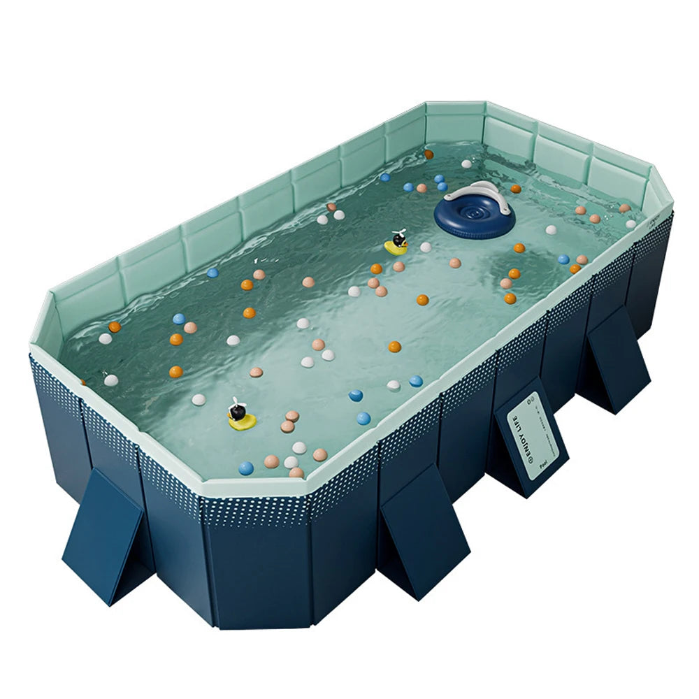 πββοΈ Foldable Outdoor Pool β Large Non-Inflatable Family Swimming Pool for Garden & Backyard Fun