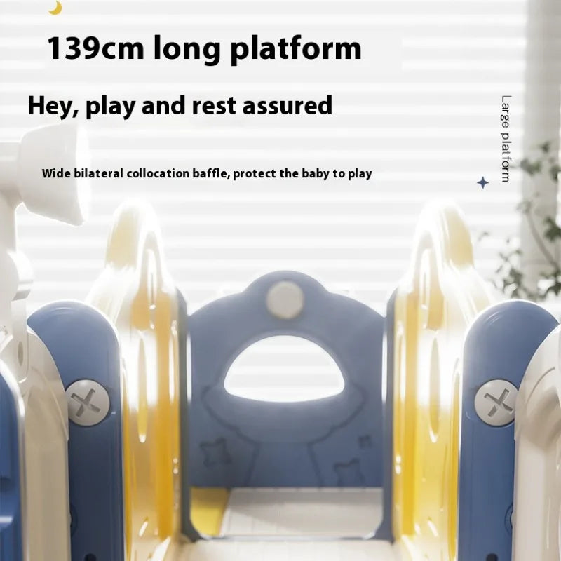 🎢 3-in-1 Kids Slide & Swing Set – Indoor/Outdoor Playground for Ages 2–10 | Slide, Swing & Climber by CatXaa